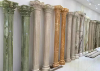 Colonne di pietra naturali dei piedistalli decorativi, colonne di marmo multicolori